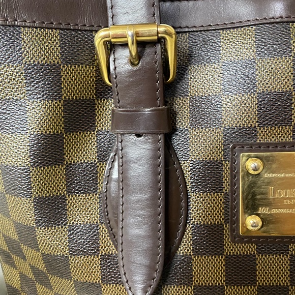 Pre Loved Louis Vuitton Hampstead MM Damier Ebene - Picture 4 of 16